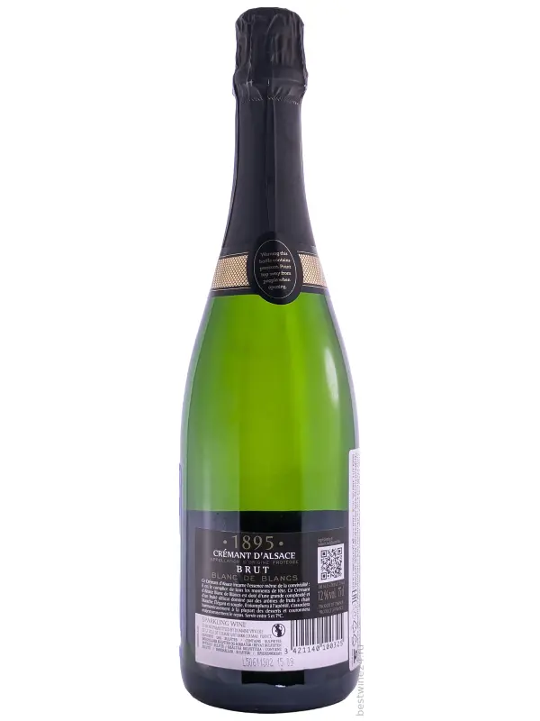 Domaine Viticole de la Ville de Colmar, Blanc de Blancs Brut, Cremant d'Alsace AOP