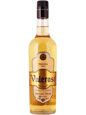 Текила Valeroso Oro 0.75 л