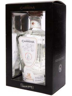 Текила Carrera Blanco Still Strength, gift box 0.75 л