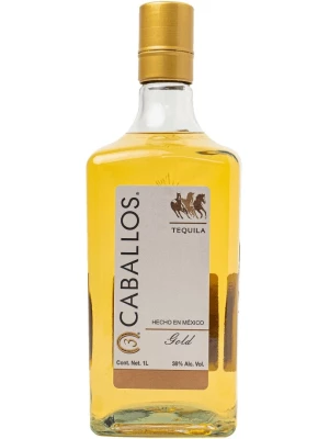 Текила 3 Caballos Gold 1 л