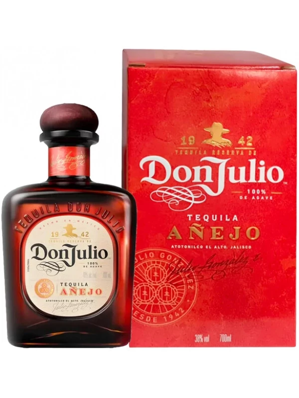 Don Julio Anejo, with box