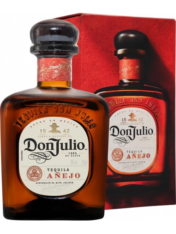 Don Julio Anejo, with box