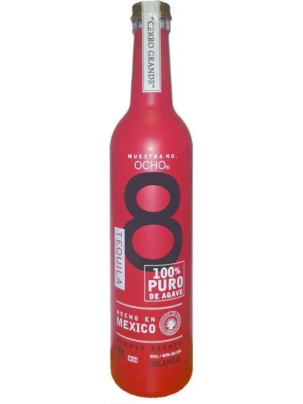 Ocho, Blanco, Red Bottle