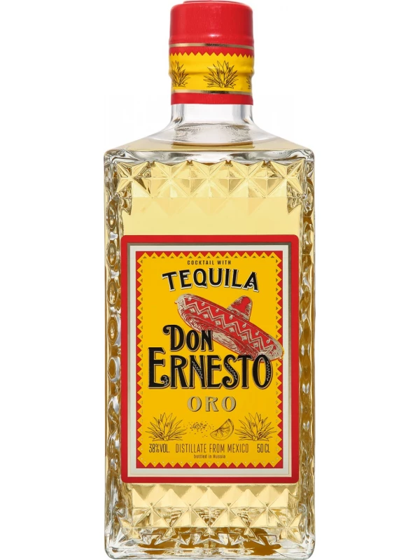 Don Ernesto with Tequila Oro
