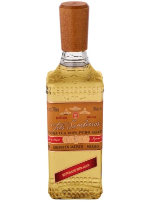 Текила Tres Sombreros Tequila Reposado 0.7 л