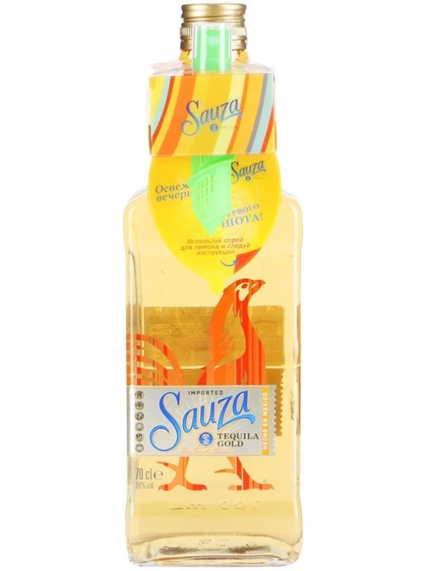 Sauza Gold, with spray