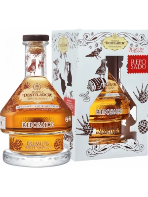 Текила El Destilador Premium Artesanal Reposado, gift box 0.75 л