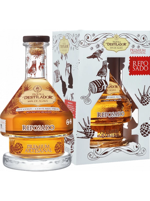 El Destilador Premium Artesanal Reposado, gift box