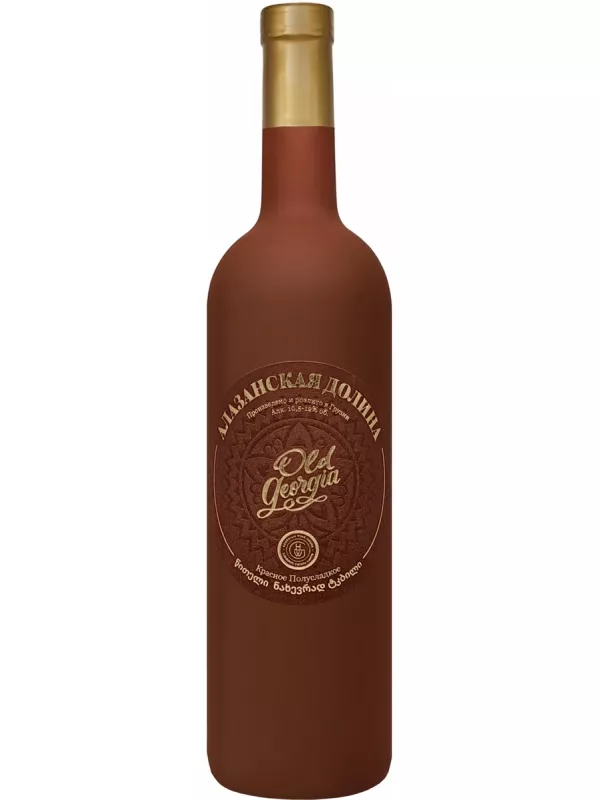 Georgian Wine House, Old Georgia Alazani Valley Red, circle label