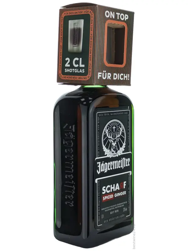 Jagermeister Scharf, set with shot