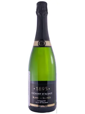 Игристое вино Domaine Viticole de la Ville de Colmar, Blanc de Blancs Brut, Cremant d'Alsace AOP 0.75 л