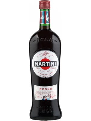 Вермут Martini Rosso, with a glass 1 л