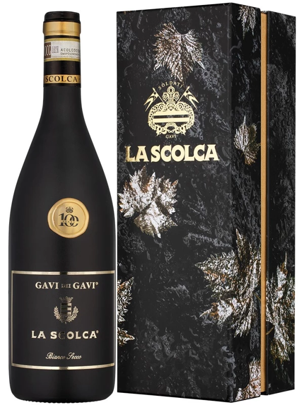 La Scolca, Gavi dei Gavi DOCG, special black bottle, gift box