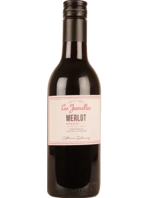 Вино Les Jamelles, Merlot, Pays d'Oc IGP 2023, 0.25 л