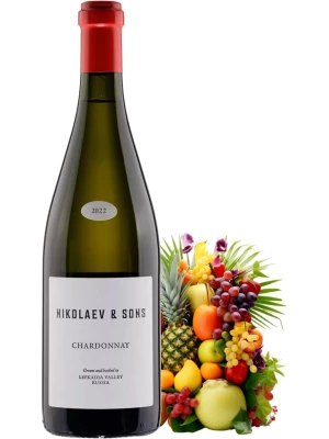 Вино Nikolaev & Sons Chardonnay 2022, 0.75 л