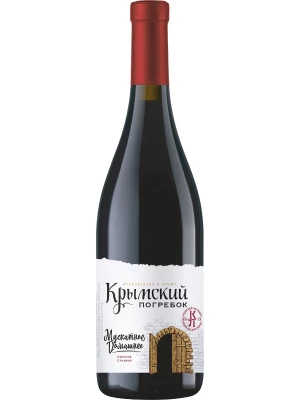 Вино Крымский Погребок Мускатное Домашнее Красное 0.75 л