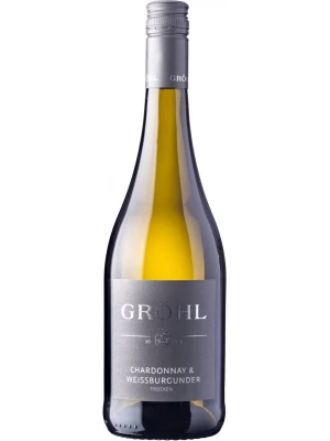 Вино Grohl, Chardonnay & Weissburgunder Trocken 2023, 0.75 л