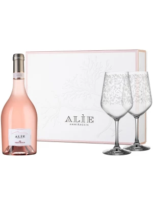 Вино Marchesi de Frescobaldi, Alie Rose, Toscana IGT, gift box with 2 glasses 2022, 0.75 л