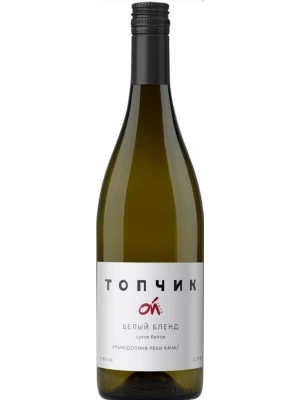 Вино Топчикой Белый Бленд 0.75 л