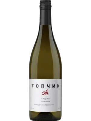 Вино Топчикой Пушка Белое 0.75 л