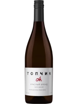 Вино Топчикой Красный Бленд 0.75 л