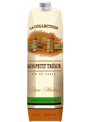 Вино Mon Petit Tresor Blanc Moelleux, tetra-pak 1 л