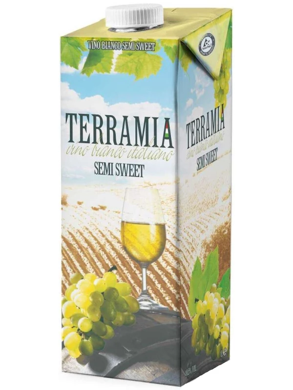 Terramia Bianco Semi Sweet, Tetra Pak