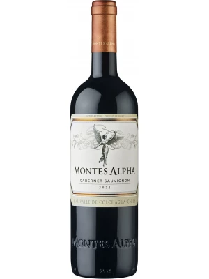 Вино Montes Alpha Cabernet Sauvignon, Valle de Colchagua DO 2022, 0.75 л