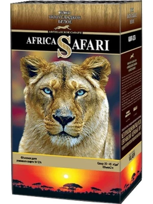 Вино Africa Safari White Semi-Sweet, bag-in-box 2 л