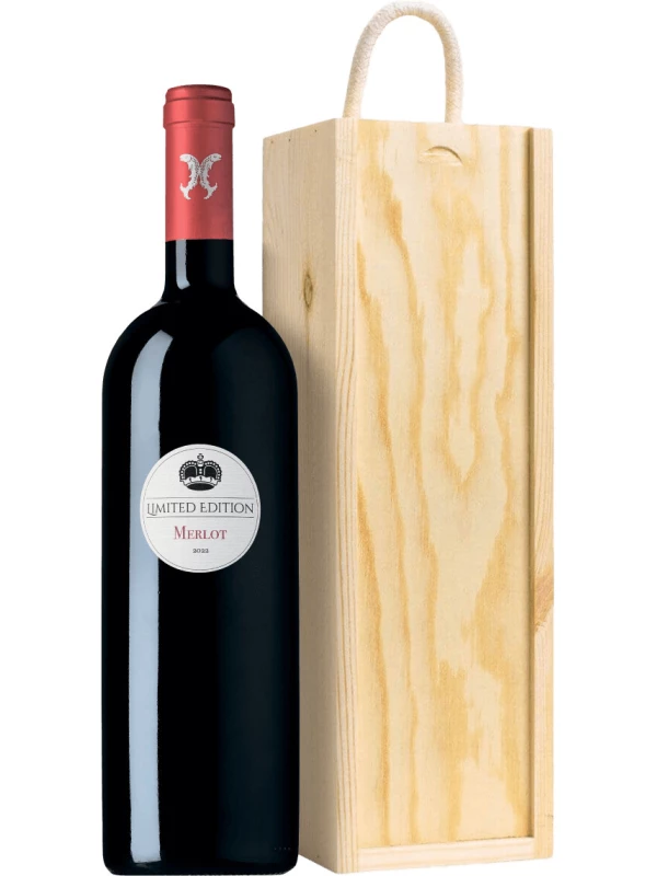 Prinz Salm, Merlot, wooden box