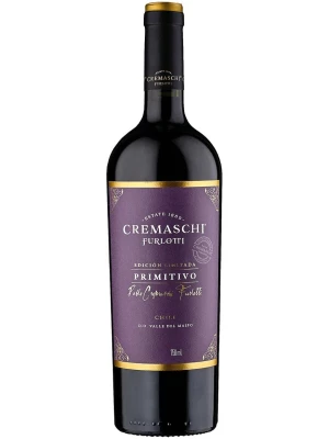 Вино Cremaschi Furlotti, Primitivo Edicion Limitada, Valle del Maipo DO 2021, 0.75 л