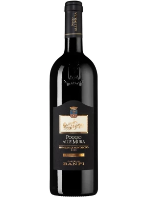Вино Banfi, Poggio alle Mura Brunello di Montalcino Riserva DOCG 2018, 0.75 л