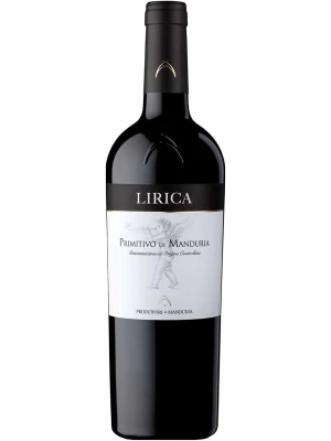 Вино Produttori di Manduria, Lirica Primitivo di Manduria DOP 2019, 0.75 л