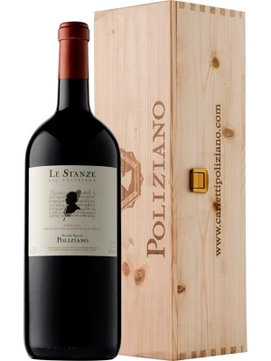 Вино Le Stanze del Poliziano, Toscana IGT, wooden box 2021, 1.5 л