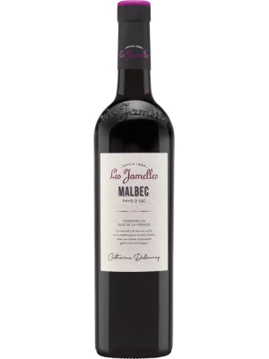 Вино Les Jamelles, Malbec, Pays d'Oc IGP 2023, 0.75 л