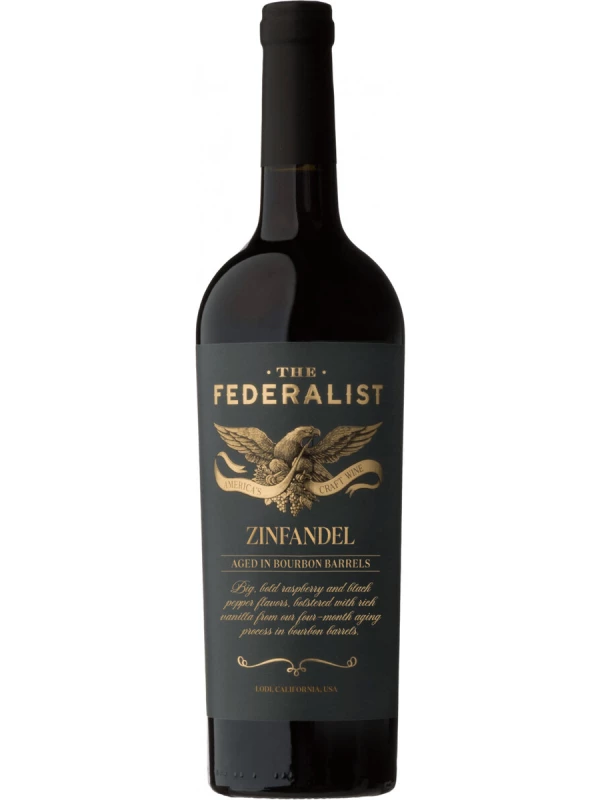 The Federalist Zinfandel Aged in Bourbon Barrels, Lodi