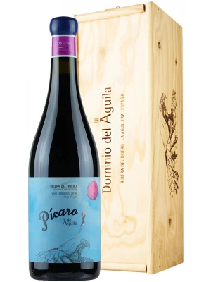 Вино Dominio del Aguila, Picaro del Aguila, Ribera del Duero DO, wooden box 2021, 1.5 л