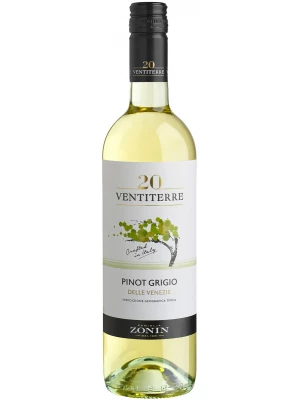 Вино Zonin, 20 Ventiterre Pinot Grigio delle Venezie DOC 2025, 0.75 л