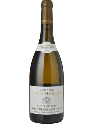 Вино Domaine Louis Moreau, Chablis Grand Cru Les Clos Clos des Hospices AOC 2018, 0.75 л