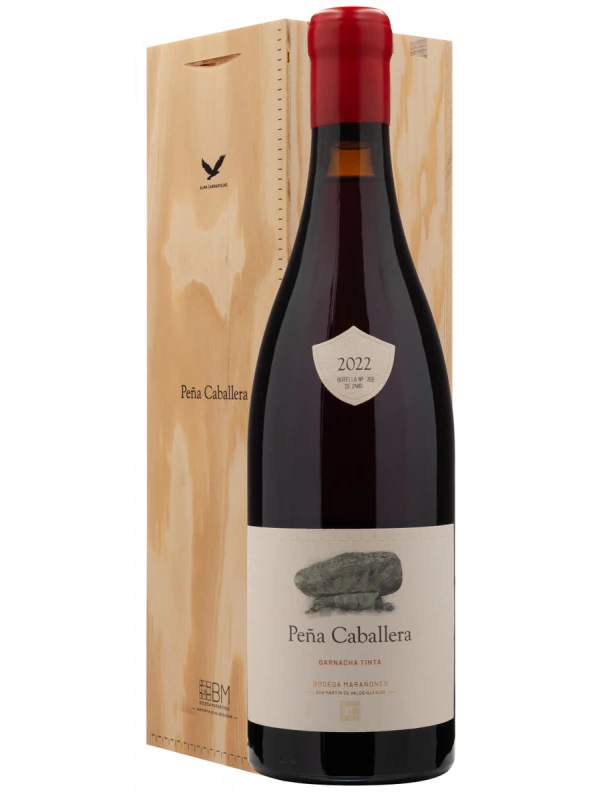 Bodega Maranones, Pena Caballera, Vinos de Madrid DO, wooden box