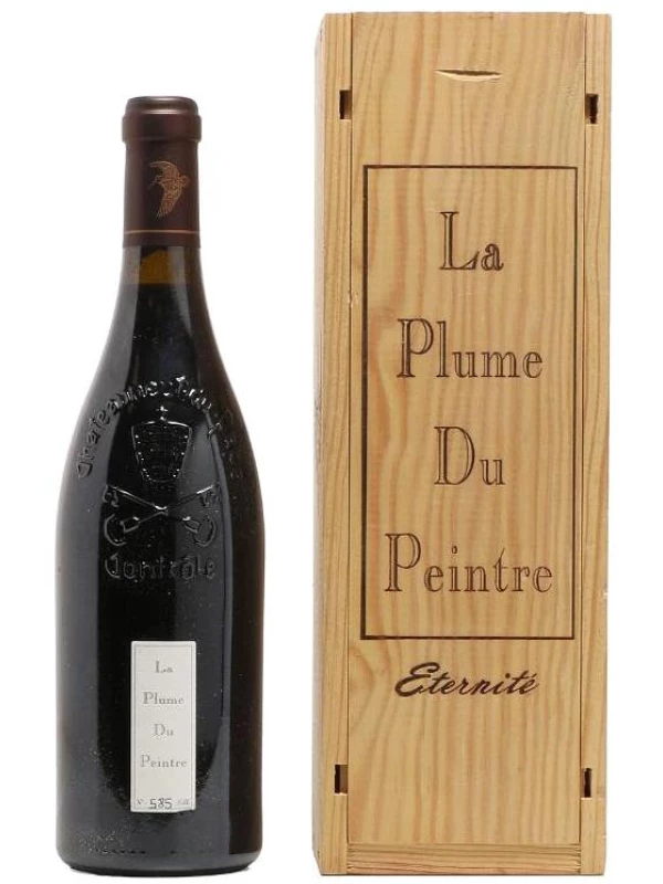 Domaine de la Mordoree, Chateauneuf-du-Pape La Plume du Peintre AOP, wooden box