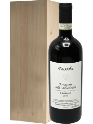 Вино Tommaso Bussola, Amarone della Valpolicella Classico DOCG, wooden box 2016, 3 л