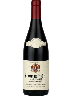 Вино Domaine Francois Xavier De Vaux, Pommard 1er Cru Clos Micault AOC 2021, 0.75 л