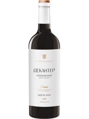 Вино Фанагория, Декантер Каберне Фран Коллекционное 2019, 0.75 л