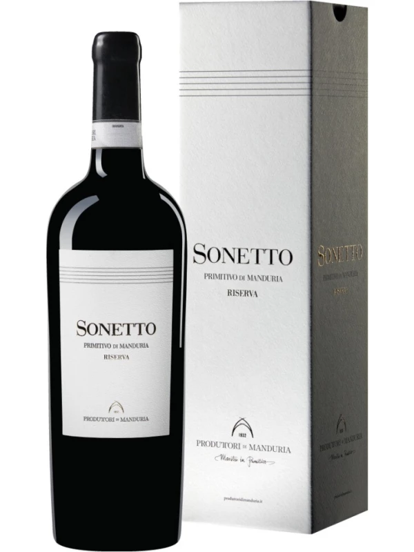 Produttori di Manduria, Sonetto Riserva Primitivo di Manduria DOP, gift box