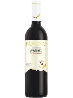 Вино Kokoro Cabernet Sauvignon Semi Dulce, Valle Central DO 2024, 0.75 л