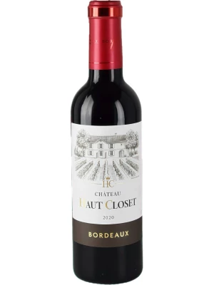 Вино Chateau Haut Closet, Bordeaux AOC 2020, 0.375 л