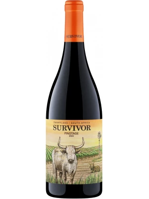 Вино Survivor Pinotage 2022, 0.75 л