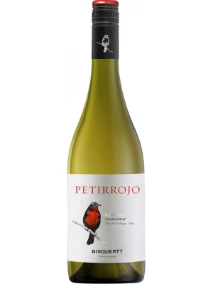 Вино Bisquertt, Petirrojo Reserva Chardonnay, Colchagua Valley DO 2024, 0.75 л