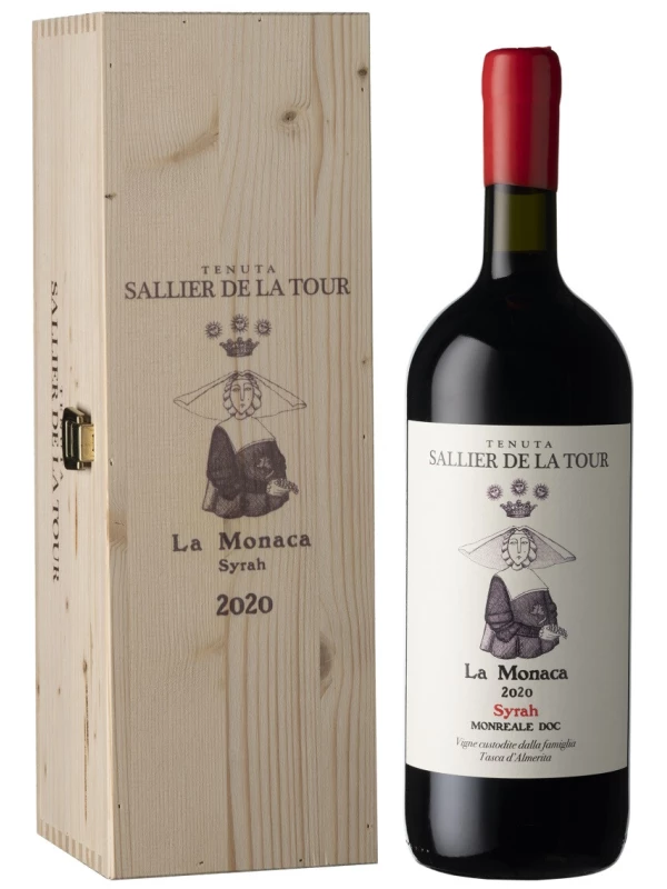 Sallier de La Tour, La Monaca, Monreale DOC, wooden box